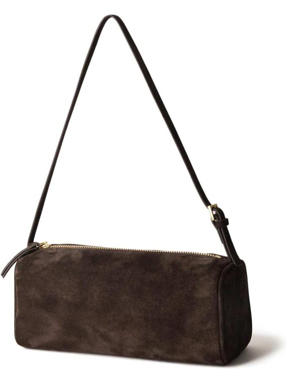 Stylish Premium Suede Leather Crossbody Purse & Barrel Bag - Versatile Handbag
